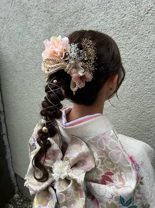 ヘアアレンジ Mei /オリーブ カラー/アレンジのヘアスタイル