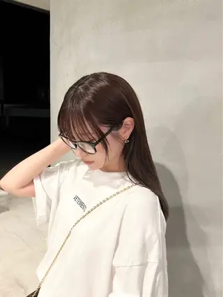 セミロング カラー hale所属・hale airiのヘアスタイル