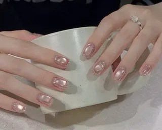 ショート FLORA NAIL SALON 黄兪榕のネイルデザイン