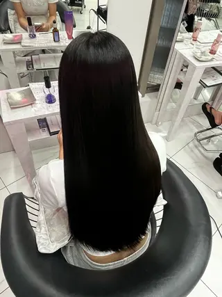 ロング Rin/寒色系カラー 🦋/うる艶ヘア🫧のヘアスタイル