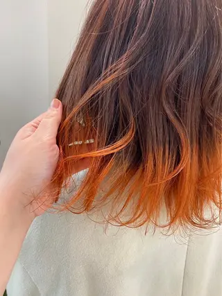 ミディアム カラー 透明感/ハイトーン Annaのヘアスタイル