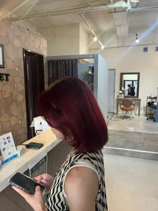 ミディアム カラー ハイトーン特化 /けーすけのヘアスタイル