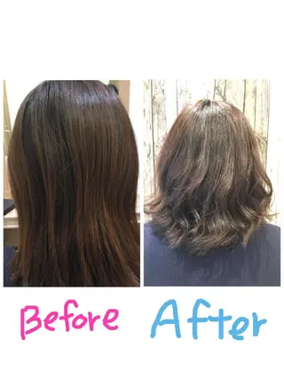 ミディアム カラー hair＆make cocoRo所属・今井 詩織のヘアスタイル