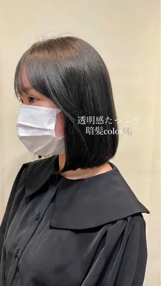 ミディアム カラー MINXshibuya所属・レイヤー/艶髪/ 透明感/千葉詩優のヘアスタイル