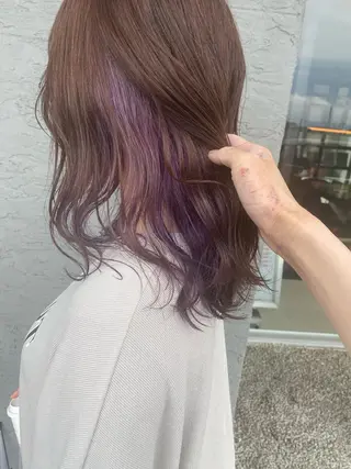 ロング カラー nambu-GARDEN所属・上田 昂雅のヘアスタイル