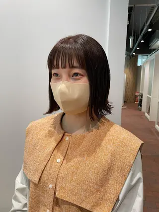 ショート カラー gotoday shaire saron所属・miu. ボブ/透け感カラーのヘアスタイル