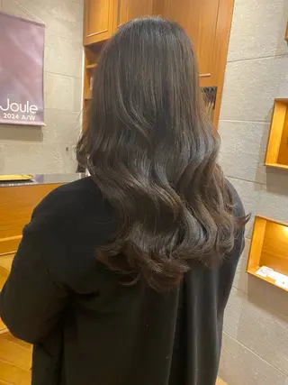 セミロング カラー 韓国ヘア♡レイヤー AYAのヘアスタイル