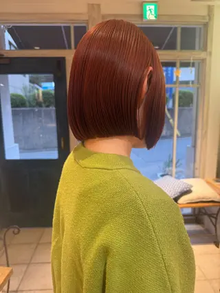 ミディアム カラー 今泉/KAI🦓艶髪 ボブ/ミニボブのヘアスタイル
