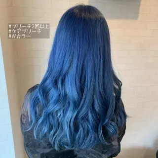 ロング カラー ノグチ ナツコのヘアスタイル