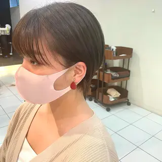 ショート カラー 透明感カラー/ 寺田千雅子のヘアスタイル