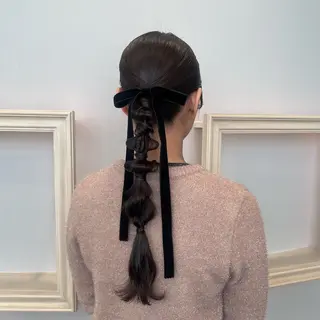 ロング ヘアアレンジ 横浜アレンジ/メンズ カット/yuukaのヘアスタイル