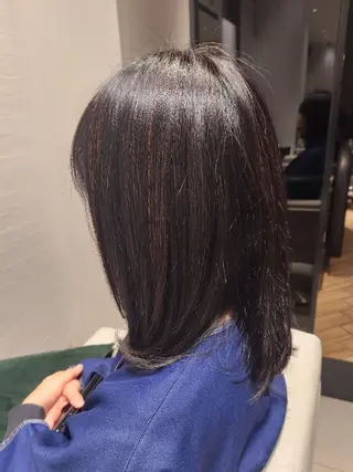 ミディアム カラー stair:case所属・💜艶髪カラー💜 🎶富川美希🎶のヘアスタイル