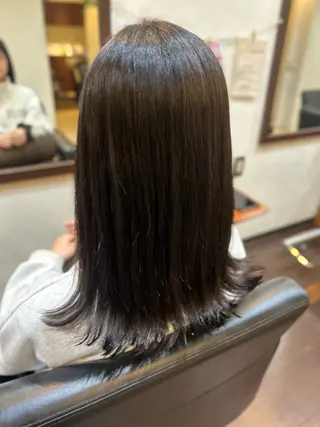 ミディアム 美容室 Jフィドルファドル所属・わきた かずなのヘアスタイル