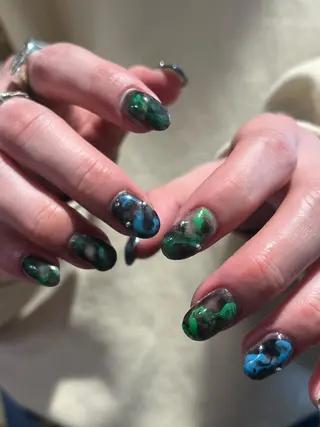ネイル Hata nail 🎀個性派ニュアンスのネイルデザイン