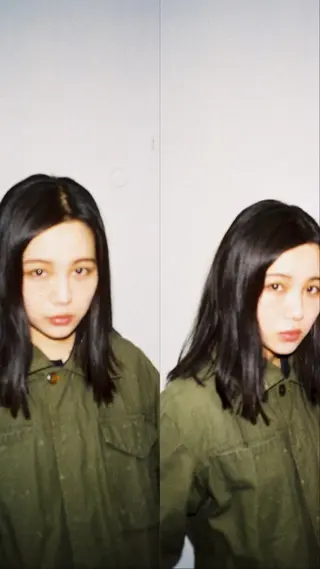 セミロング アキモト フウガのヘアスタイル