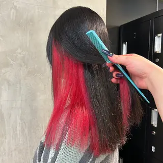 ミディアム カラー ✨うる艶/ブリーチ✨ 𝓡𝒖𝓷𝐚💋のヘアスタイル