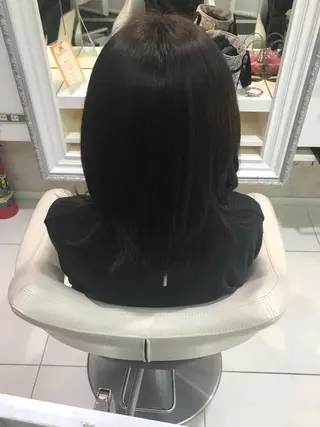 セミロング クリーピー　オーナー 福田 将太のヘアスタイル