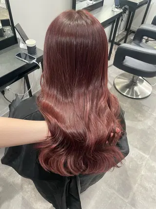 ロング カラー 🎀暖色/ラベンダー /paru🤍のヘアスタイル