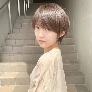 ショート AUBE HAIR sereine　オーブヘアー　セレーヌ所属・💐くびれヘア/艶髪 山根　禎章のヘアスタイル