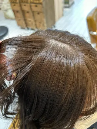 ロング カラー ヘアアレンジ ハイトーン 永田翔華のヘアスタイル