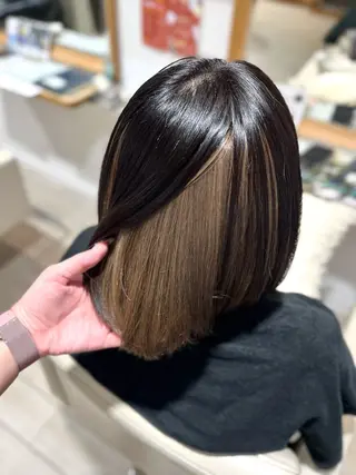 ミディアム 松森 小夏のヘアスタイル