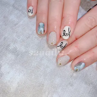 ネイル GO TODAY SHAiRE SALON mico店所属・SHIHO🎀原宿 表参道/パラジェルのネイルデザイン