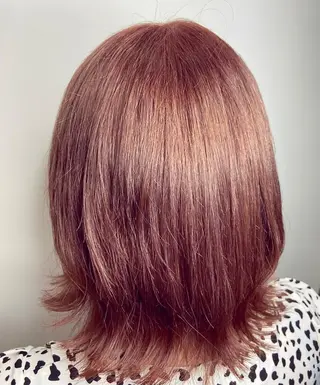 ミディアム ハイトーンカラー 🦋yuri🦋のヘアスタイル