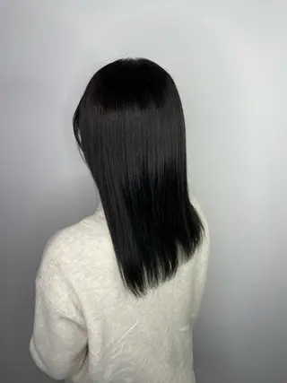 ミディアム カラー 髪質改善縮毛矯正 kosuke_IJKのヘアスタイル