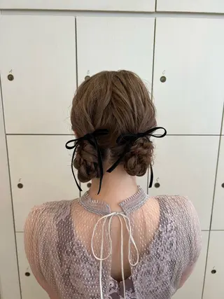 ヘアアレンジ 🦋Misaki🦋 メンズパーマ/着付けのヘアスタイル