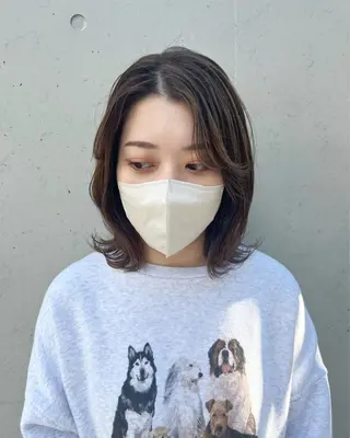 ミディアム 今野春花 仙台　ショートボブのヘアスタイル