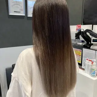 セミロング カラー ブリーチ/ヘアケア/ 艶髪/イギチハルのヘアスタイル