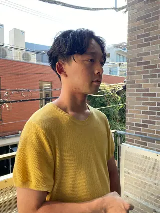 パーマ yumeka🩶ボブ 暖色/透け感カラーのヘアスタイル