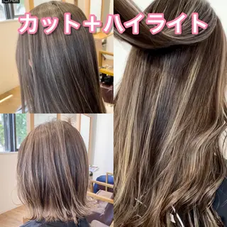 ミディアム カラー KIZU 髪質改善 オカルト怪談のヘアスタイル