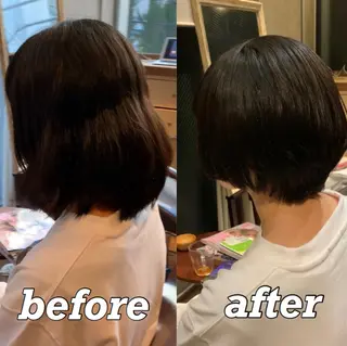 ショート *くせ毛に特化* 【yun】のヘアスタイル