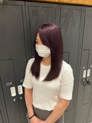 ミディアム カラー salowin神戸三宮suite所属・工藤 貫多のヘアスタイル