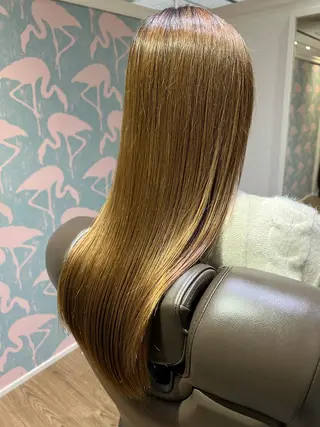 ロング カラー 桑原 希吏のヘアスタイル