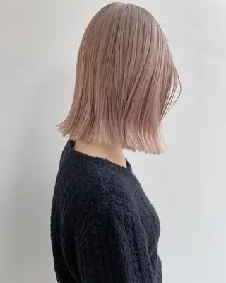 ショート カラー mimiiy梅田 中崎町ハイトーンのヘアスタイル