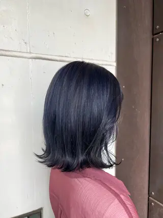 ミディアム 艶カラー/レイヤー 🌸Mioのヘアスタイル