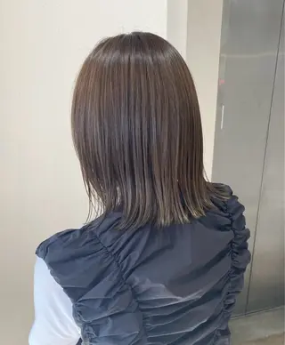 ミディアム カラー くすみカラー♡ Yuukaのヘアスタイル