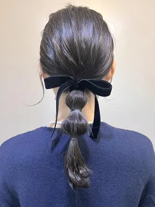ヘアアレンジ 🤍ヘアセット.ヘア アレンジ湯山詩織🤍のヘアスタイル