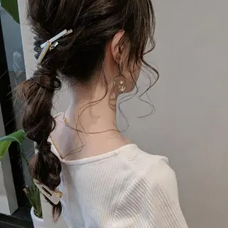 ロング ヘアアレンジ PRIVATE SALON EYES所属・EYES リアのマツエク・マツパデザイン
