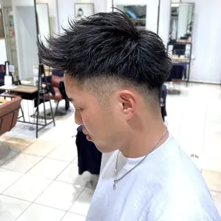 メンズ ショート メンズ特化/勝田駅/ 佐和駅/鈴木輝瑠/のヘアスタイル