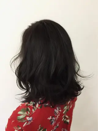 ミディアム カラー パーマ ヘアアレンジ メンズ ネイル マツエク・マツパ ✨ハイクオリティ✨ 山本香也のヘアスタイル