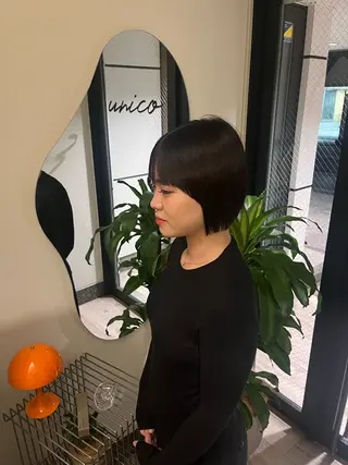 ショート 山本 彩香のヘアスタイル
