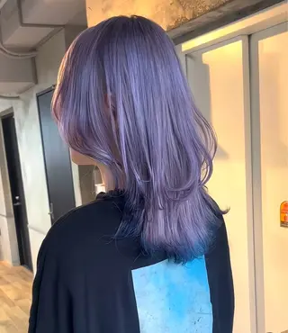 セミロング カラー FORT/ AIRIのヘアスタイル