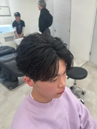 パーマ メンズ AI TOKYO  men's 横浜所属・【パーマの達人】 💎メンズ特化🔥徹のヘアスタイル