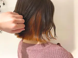 ミディアム ベージュ指名No1 加賀詩織のヘアスタイル