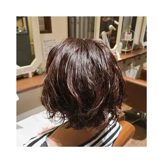 ショート パーマ Hazumi Ayanoのヘアスタイル