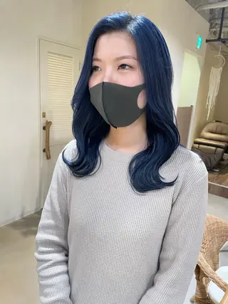 セミロング cocoluana(ココルアナ)所属・韓国風ヘア専門 🇰🇷Noaのヘアスタイル