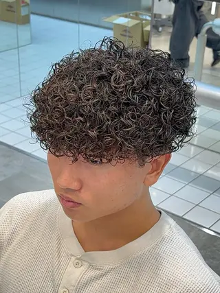 パーマ メンズ fifth 武正 琉生のヘアスタイル